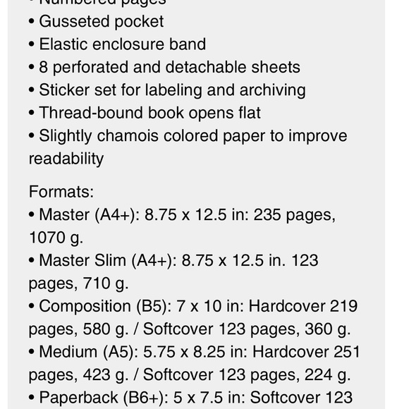 Leuchtturm1917 Hardcover Medium Notebook A5 Blank Pages 251 Pages (Ocean-Teal) - Picture 3 of 3